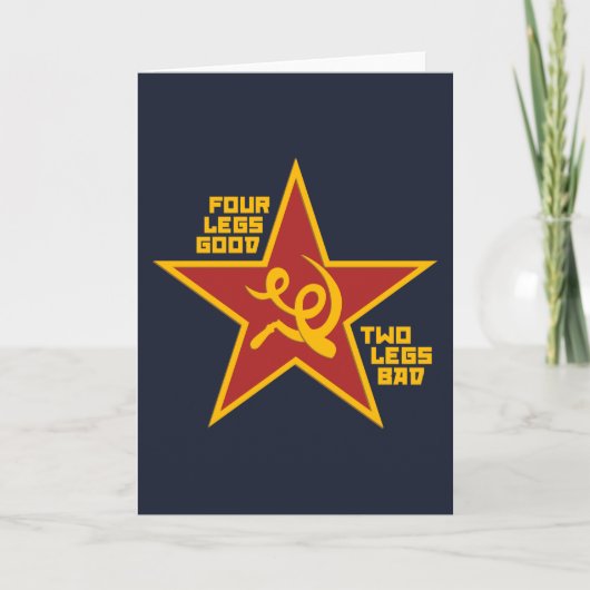 Four legs good カード (正面)