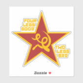 Four legs good シール (シート)