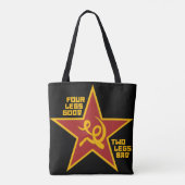 Four legs good トートバッグ (裏面)