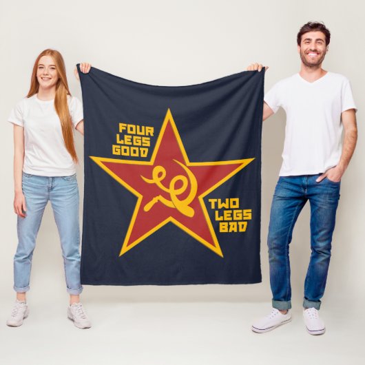 Four legs good フリースブランケット (インサイチュ)