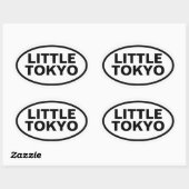 FOUR Little Tokyo 楕円形シール (シート)