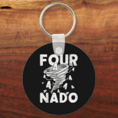 Four Nado Fournado 4th Birthday 4 Years Old  キーホルダー (正面)