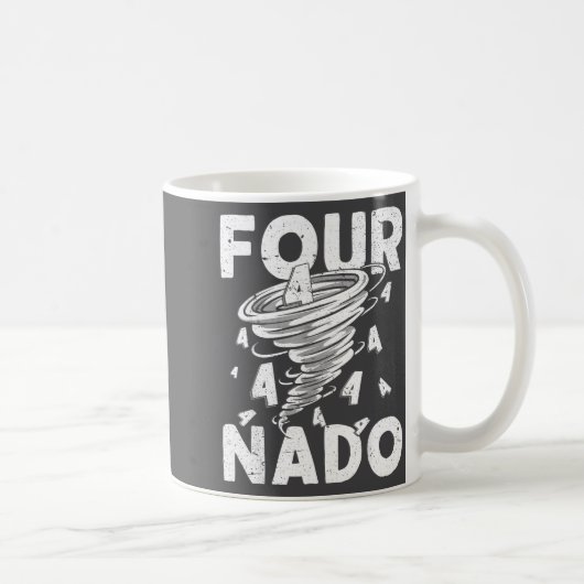 Four Nado Fournado 4th Birthday 4 Years Old  コーヒーマグカップ (右)