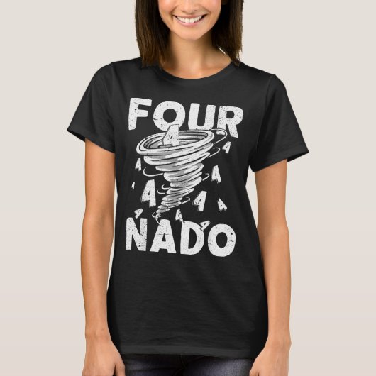 Four Nado Fournado 4th Birthday 4 Years Old  Tシャツ (正面)