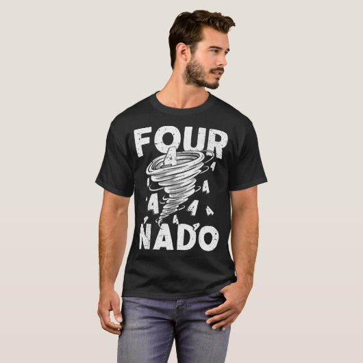 Four Nado Fournado 4th Birthday 4 Years Old  Tシャツ (正面フル)