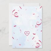 Four-Nado Pink Tornado 4th Birthday 招待状 (裏面)