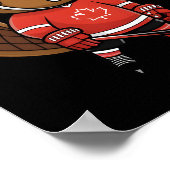 Four Nations Ttle Glol Face-off Canadian Beaver Ho ポスター (角)