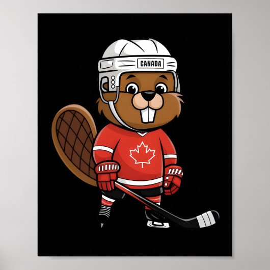 Four Nations Ttle Glol Face-off Canadian Beaver Ho ポスター (正面)