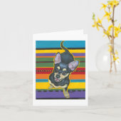 Four on the Floor on a Serape カード (黄色い花)