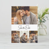 Four photo 2-sided wedding セーブザデート (スタンド正面)