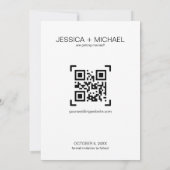 Four photo 2-sided wedding セーブザデート (裏面)