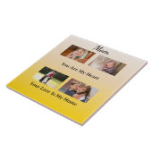 Four Photo Layout – Cream & Gold Tribute タイル (側面)