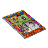 Four Photo Templates Abstract Art School ノートブック (右側)