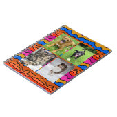 Four Photo Templates Abstract Art School ノートブック (左側)