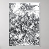 Four Riders of the Apocalypse - Albrecht Durer ポスター (正面)