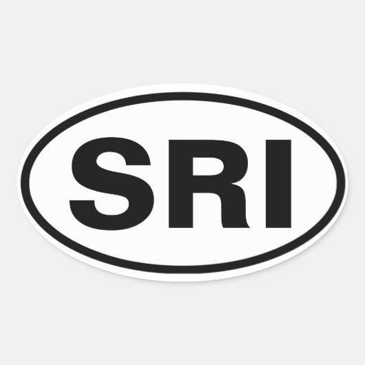 FOUR Santa Rosa Island "SRI" 楕円形シール (正面)