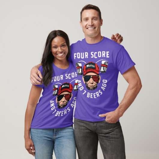 Four Score and 7 Beers Ago Tシャツ (ユニセックス)