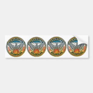 FOUR Seal of Atlanta,ジョージア バンパーステッカー