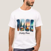 Four Seasons Camping - Nature Lover's Delight Tシャツ (正面)