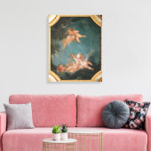 Four Seasons in the Salle du Conseil – 冬 キャンバスプリント (インサイチュ (リビング))