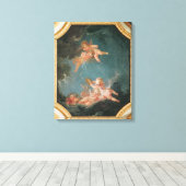 Four Seasons in the Salle du Conseil – 冬 キャンバスプリント (インサイチュ (ウッドフロア))