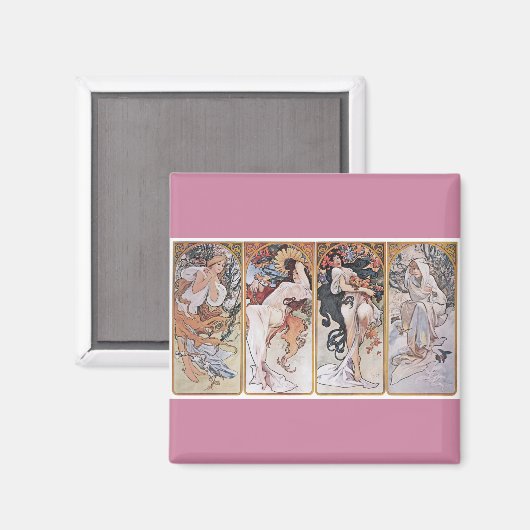 Four Seasons, Mucha マグネット (正面/裏面)