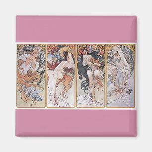 Four Seasons, Mucha マグネット