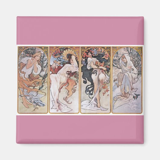 Four Seasons, Mucha マグネット (正面)