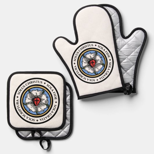 Four Solas 鍋つかみ&鍋敷きセット (正面/裏面)