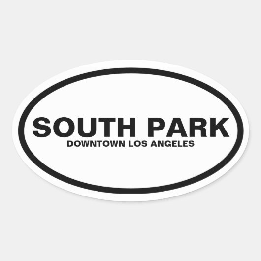 FOUR "South Park"，ダウンタウンLA 楕円形シール (正面)