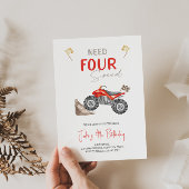 FOUR SPEED 4Wheelerクワッドバイク招待状 招待状
