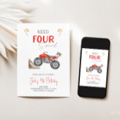 FOUR SPEED 4Wheelerクワッドバイク招待状 招待状