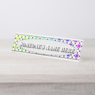 Four Star Circle by Kenneth Yoncich デスクネームプレート