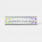 Four Star Circle by Kenneth Yoncich デスクネームプレート (正面)