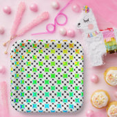 Four Star Circle by Kenneth Yoncich ペーパープレート (パーティー)