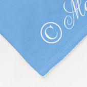 Four Surfing cats on the beach フリースブランケット (角)