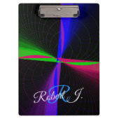 Four-Way Geometric Wave Clipboard クリップボード (正面)