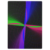 Four-Way Geometric Wave Clipboard クリップボード (裏面)