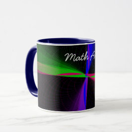 Four-Way Geometric Wave Coffee Mug マグカップ