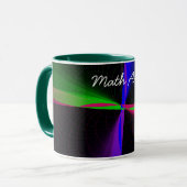 Four-Way Geometric Wave Coffee Mug マグカップ (正面左)