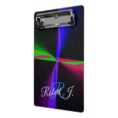 Four-Way Geometric Wave Mini Clipboard ミニクリップボード (アングル2)