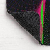 Four-Way Geometric Wave Mouse Pad マウスパッド (コーナー)