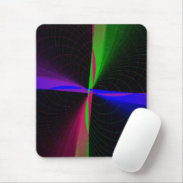 Four-Way Geometric Wave Mouse Pad マウスパッド