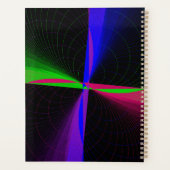 Four-Way Geometric Wave Spiral Planner プランナー手帳 (裏面)