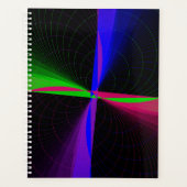 Four-Way Geometric Wave Spiral Planner プランナー手帳 (正面)