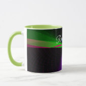 Four-Way Wave Geometric Coffee Mug マグカップ (左)