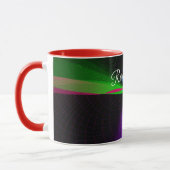 Four-Way Wave Geometric Coffee Mug マグカップ (左)