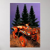 Four Wheeler Print ポスター (正面)