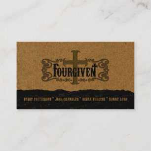 FOURGIVENの規則的な横の名刺 名刺