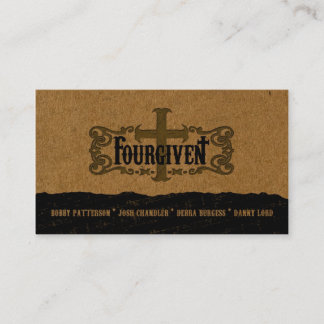 FOURGIVENの規則的な横の名刺 名刺